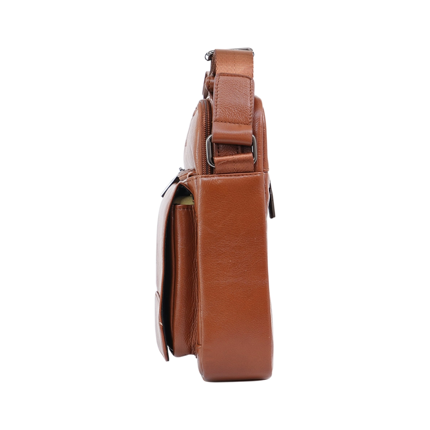 มาร์เวล กระเป๋าสะพายข้าง หนังวัวแท้ดีไซน์ฝาหน้า FRONT COVER SLINGBAG - Image 5