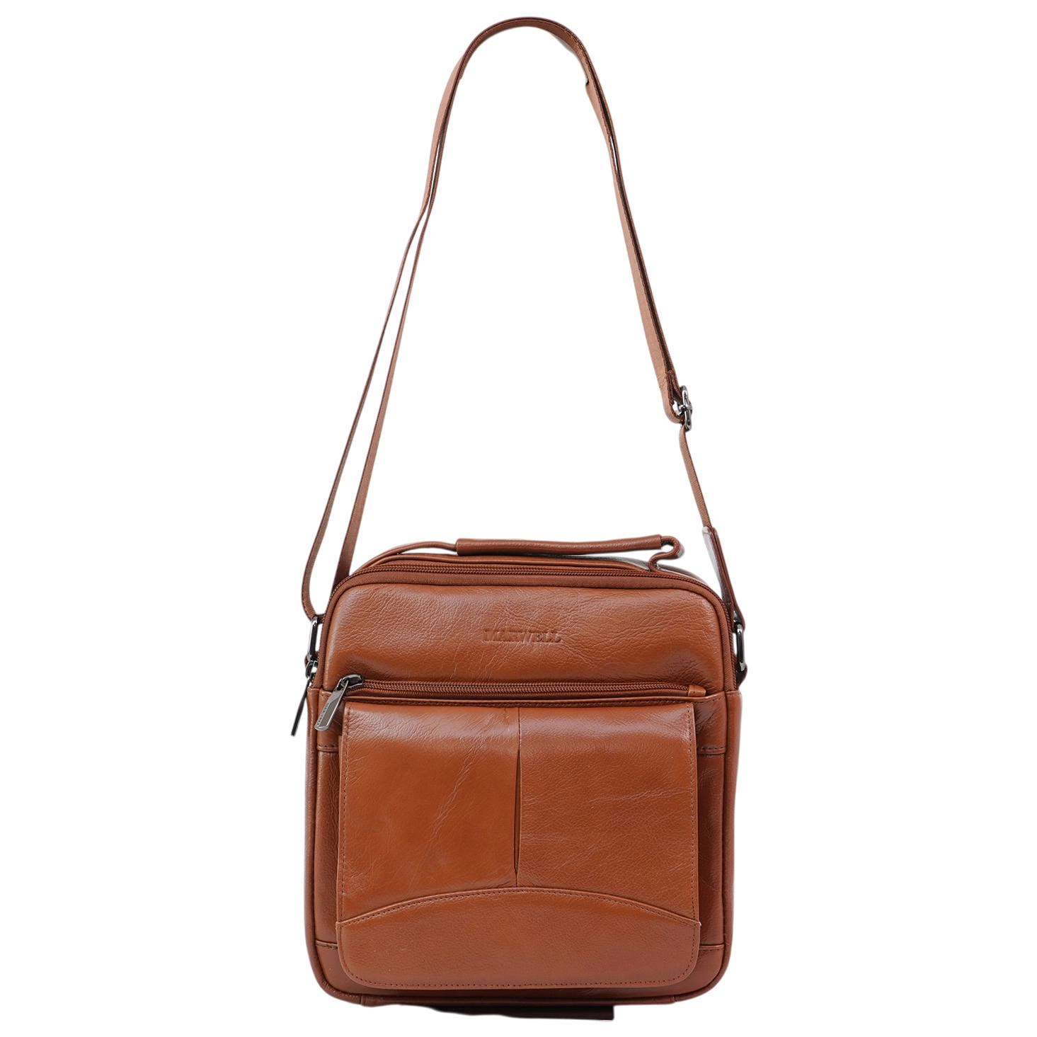 มาร์เวล กระเป๋าสะพายข้าง หนังวัวแท้ดีไซน์ฝาหน้า FRONT COVER SLINGBAG - Image 7