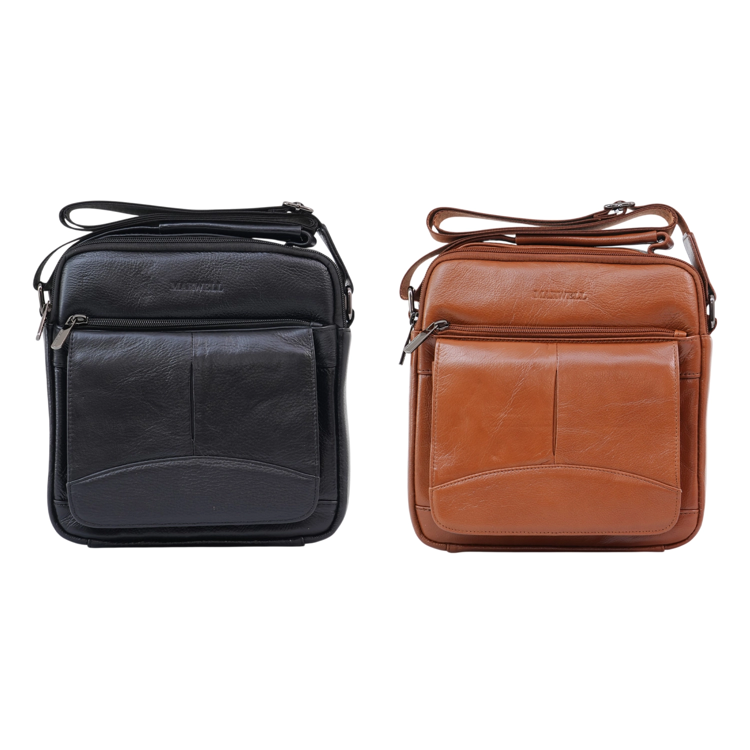 มาร์เวล กระเป๋าสะพายข้าง หนังวัวแท้ดีไซน์ฝาหน้า FRONT COVER SLINGBAG