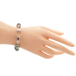 ชายย์นี่ บาย ไลลา สร้อยข้อมือเงิน925  ประดับมุกน้ำจืด และคริสตัลสวารอฟสกี้