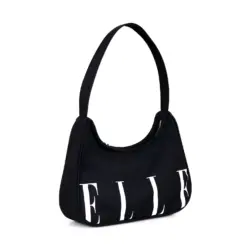 แอล กระเป๋าทรงโฮโบผ้าไนลอน ขวดพลาสติกรีไซเคิล BOTTLE NYLON FABRIC HOBO BAG - Image 4