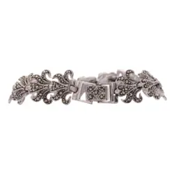 ไลลา จิวเวลลี่ สร้อยข้อมือเงิน925 ประดับมาร์คาไซต์ - Image 4