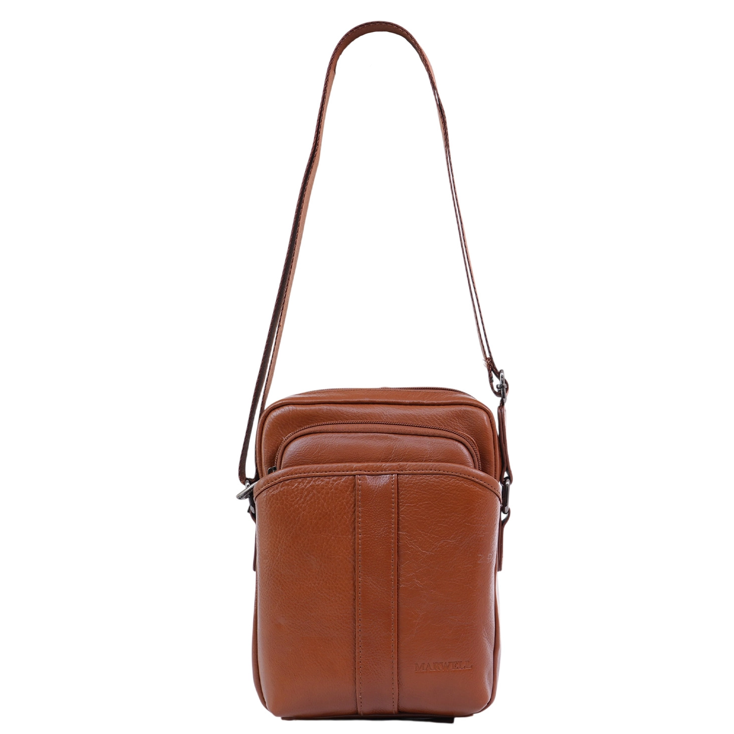 มาร์เวล กระเป๋าสะพายข้าง หนังวัวแท้ DOUBLE SLINGBAG - Image 8