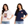 มินนะ เซตเสื้อยืดคอกลม แขนสั้น 2 ตัว พิมพ์กราฟิกแมวขนฟู