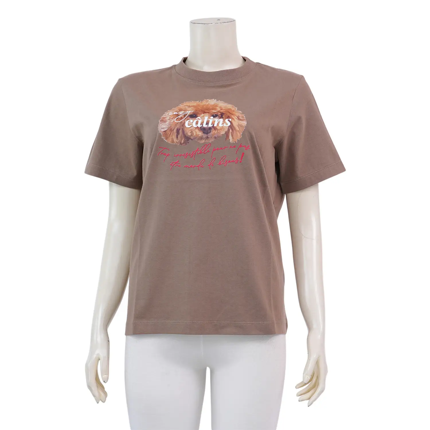 มินนะ เซตเสื้อยืดคอกลม แขนสั้น 2 ตัว พิมพ์กราฟิกพุดเดิ้ล - Image 2