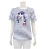 แอล เสื้อคอกลม แขนสั้น ลายสาวปารีส