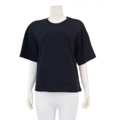 แอล เสื้อยืดคอกลม แขนสั้น ลายโลโก้ ELLE นูน 3 มิติ - Image 3