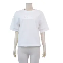 แอล เสื้อยืดคอกลม แขนสั้น ลายโลโก้ ELLE นูน 3 มิติ - Image 2