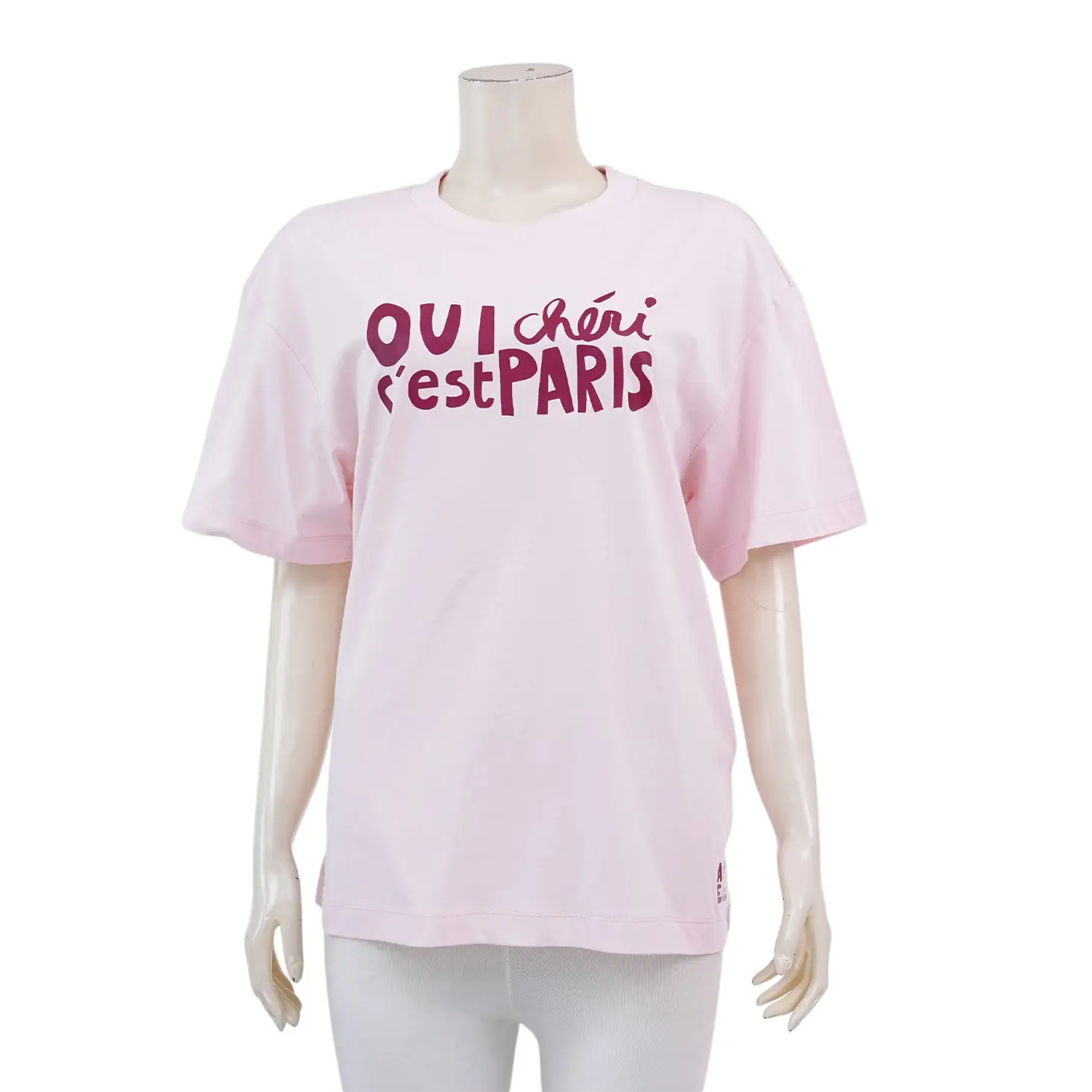 แอล เสื้อยืดคอกลม แขนสั้น ลายกราฟิก ทรง Oversized