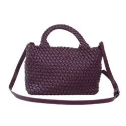 มิเชลล์ แอนด์ โคล กระเป๋าหนังวัวแท้ ดีไซน์ถักสาน CHERRY WEAVE BAG - Image 3