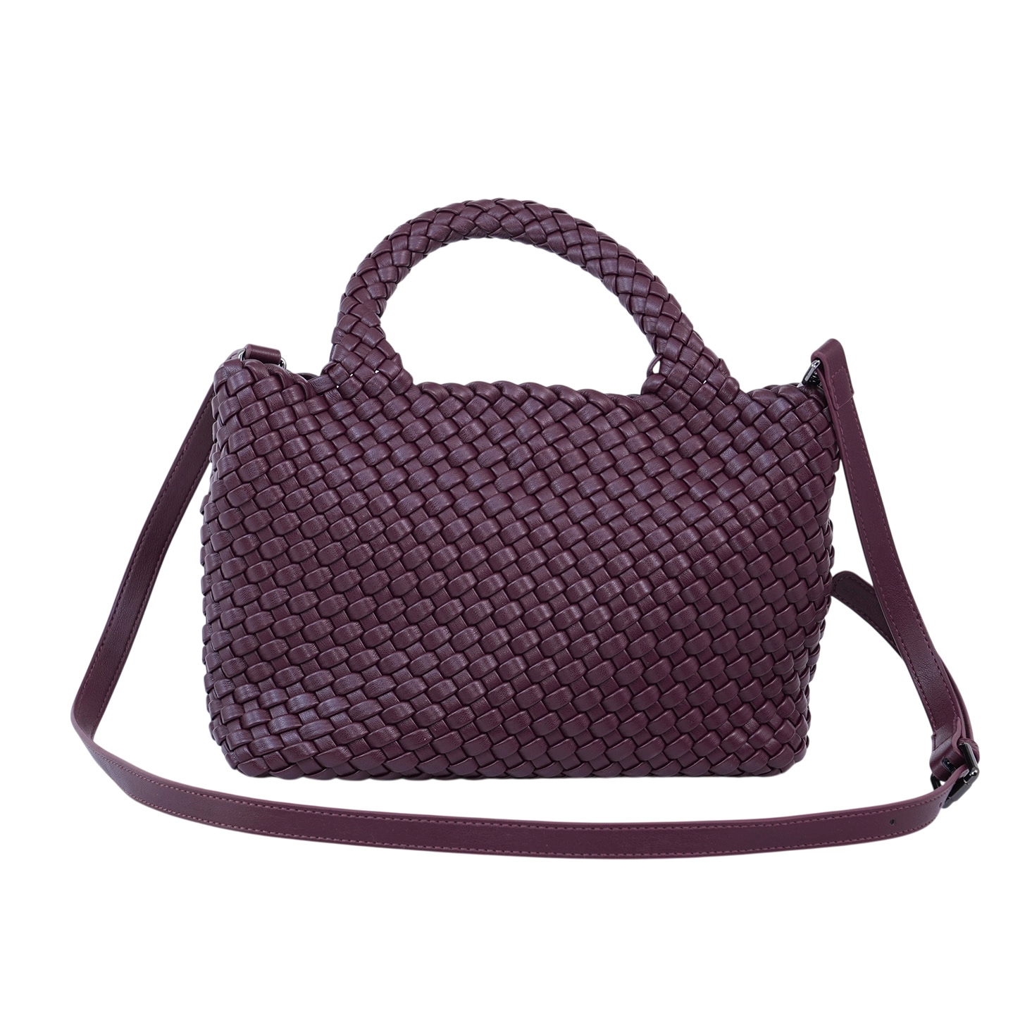 มิเชลล์ แอนด์ โคล กระเป๋าหนังวัวแท้ ดีไซน์ถักสาน CHERRY WEAVE BAG - Image 3