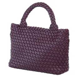 มิเชลล์ แอนด์ โคล กระเป๋าหนังวัวแท้ ดีไซน์ถักสาน CHERRY WEAVE BAG - Image 5