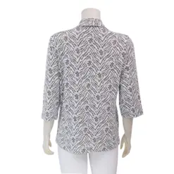 อาลิย่า เสื้อคอปก แขนกระบอก ยาว 3 ส่วน ผ้าลูกไม้ฮันน่า - Image 3